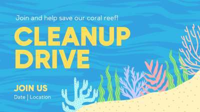 Clean Up Drive Facebook event cover Image Preview