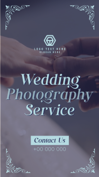 Floral Wedding Videographer Facebook Story Design