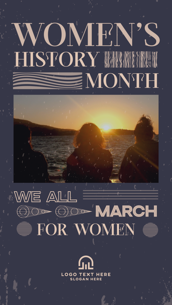 Women's History March Instagram Story Design