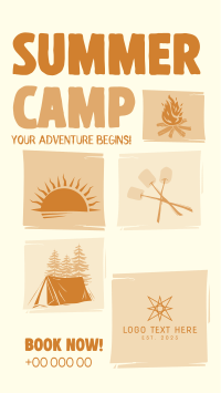 Sunny Hills Camp Instagram Story Design