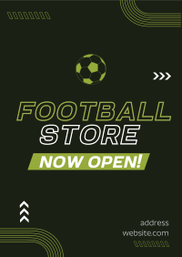 Football Supplies Poster Design