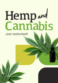 Hemp and Cannabis Flyer Design