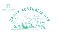 Happy Australia Day Facebook Event Cover Design