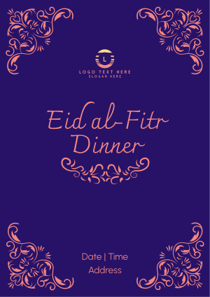 Fancy Eid Dinner Flyer Image Preview