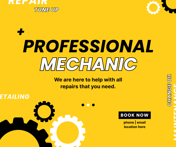 Need A Mechanic? Facebook Post Design Image Preview