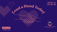 Helping Hand Facebook Event Cover Design