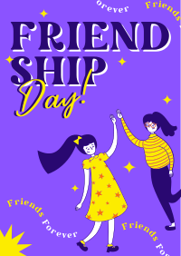 High Five Friendship Day Poster Image Preview
