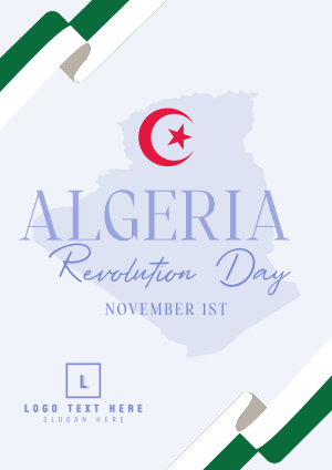 Algerian Revolution Flyer Image Preview