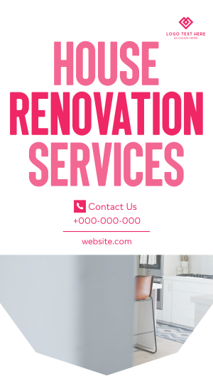 Renovation Services Instagram Reel Image Preview