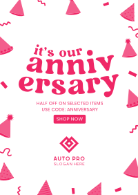 Anniversary Party Hats Poster Image Preview