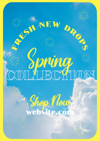 Sky Spring Collection Poster Design