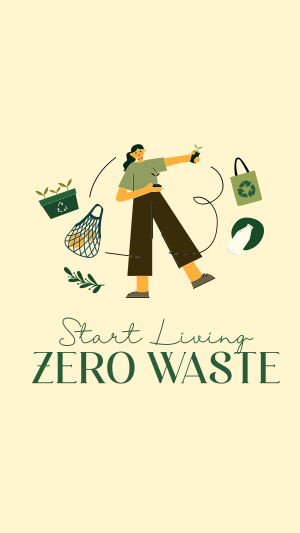 Living Zero Waste Facebook story Image Preview