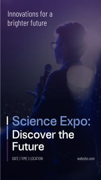 Science Expo Facebook Story Design