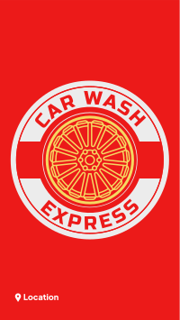 Express Carwash Facebook Story Design