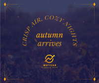 Autumn Arrives Quote Facebook post Image Preview