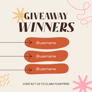 Congratulations Giveaway Winners Instagram post Image Preview