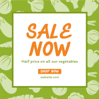 Vegetable Supermarket Instagram Post Design