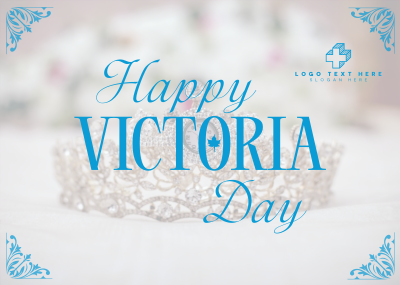 Victoria Day Crown  Postcard Image Preview