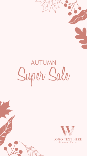 Autumn Super Sale Instagram story Image Preview
