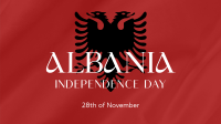 Albanian Independence Facebook Event Cover Design