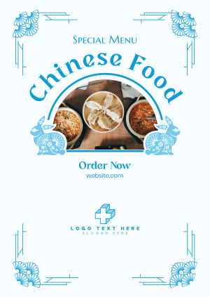 Special Chinese Food Poster Image Preview