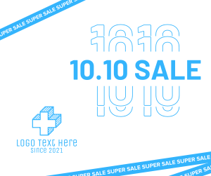 10.10 Super Sale Tape Facebook post