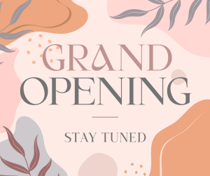 Elegant Leaves Grand Opening Facebook post Image Preview