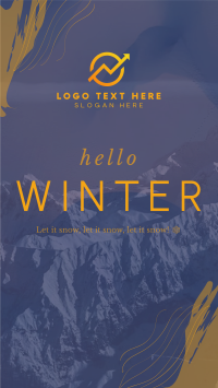 Winter Greeting Instagram Story Design