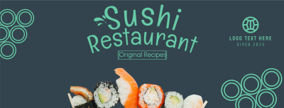 Sushi Bar Facebook cover Image Preview