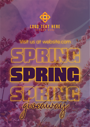 Exclusive Spring Giveaway Poster Image Preview