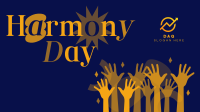 Simple Harmony Day Animation Image Preview