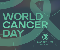 Gradient World Cancer Day Facebook Post Design