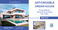Affordable Dream House Facebook Ad Design