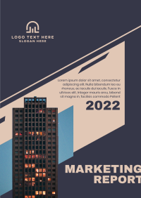 Marketing Report Poster Design