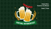 Virtual Oktoberfest Badge Facebook Event Cover Design