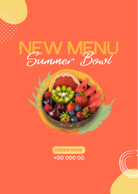 Summer Bowl Poster Design