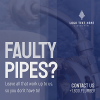 Faulty Pipes Instagram post Image Preview