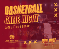 Basketball Game Night Facebook post Image Preview