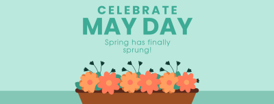 Celebrate May Day Facebook cover Image Preview