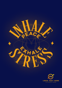 Stress Relieve Meditation Poster Image Preview