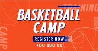 Basketball Sports Camp Facebook Ad Design