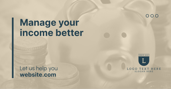 Piggy Bank Facebook Ad Design Image Preview