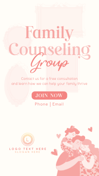 Family Counseling Group TikTok Video Design