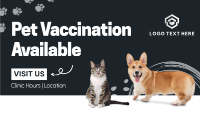 Pet Vaccination Facebook event cover Image Preview