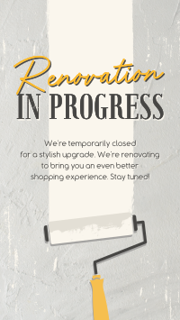 Renovation In Progress TikTok video Image Preview