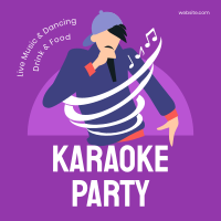 Karaoke Party Instagram Post Design