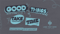 Retro Quirky Motivational Quote Animation Image Preview