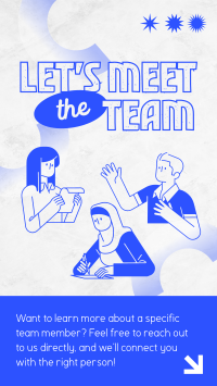 Meet Team Employee Instagram story Image Preview