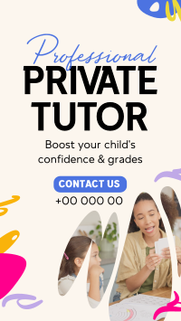 Private Tutor Instagram reel Image Preview