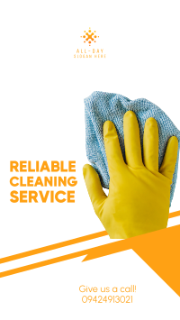 Reliable Cleaning Service Facebook story Image Preview